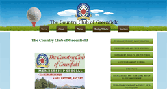 Desktop Screenshot of countryclubofgreenfield.net