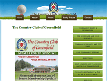 Tablet Screenshot of countryclubofgreenfield.net